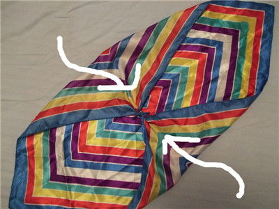 方巾和絲巾的系法圖解 優(yōu)雅空姐親身示范