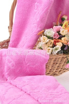 【天源家紡貼牌生產(chǎn) 竹纖維素色提花浴巾 毛巾 方巾 廠家批發(fā)供應(yīng)】價格,廠家,圖片,浴巾、沙灘巾,山東天源家紡-