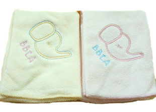 貝貝利安 寶寶繡花小方巾 嬰兒毛巾 純棉吸 堆糖,美好生活研究所